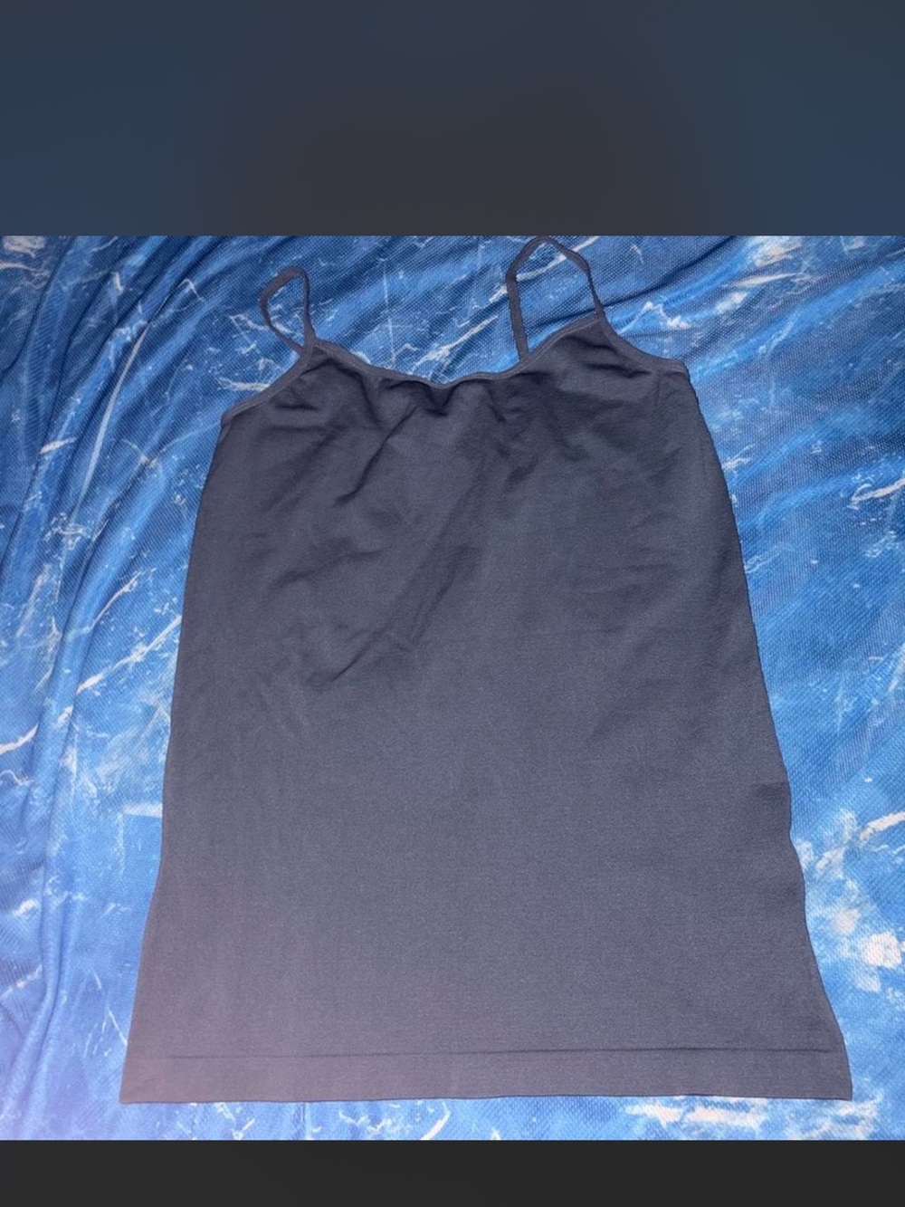 Classic Women's Black Spaghetti Strap Tank Top